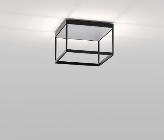 REFLEX² M 200 black | pyramid structure silver | Ceiling lights | serien.lighting