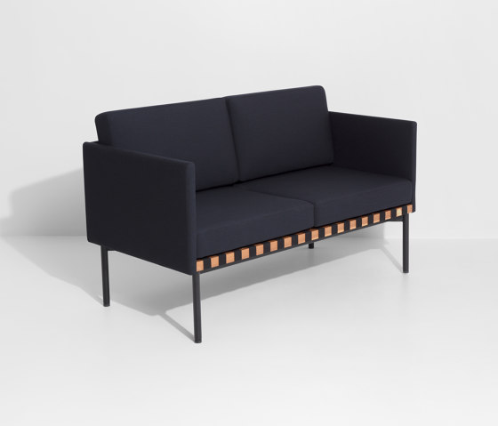 Grid | 2 seater sofa with armrests | Divani | Petite Friture