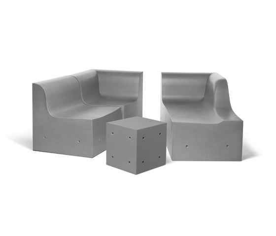 Softcrete | Modular seating elements | Gufram