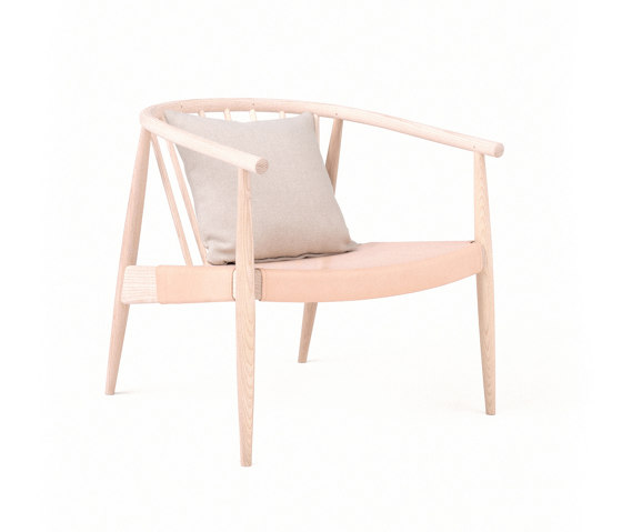 Reprise | Chair w/ Hide Seat | Ash | Sessel | L.Ercolani