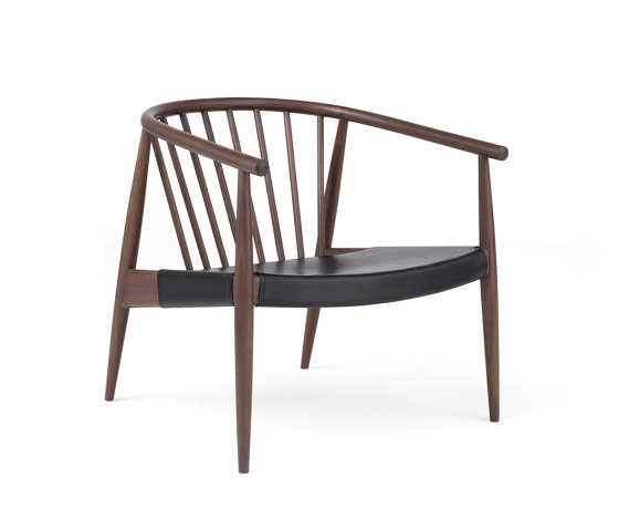 Reprise | Chair w/ Hide Seat | Walnut | Armchairs | L.Ercolani