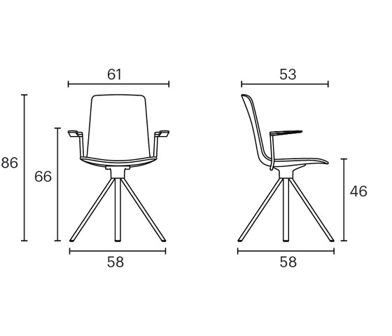 Stuhl Lottus High spin | Stühle | ENEA