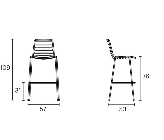 Street stool | Bar stools | ENEA