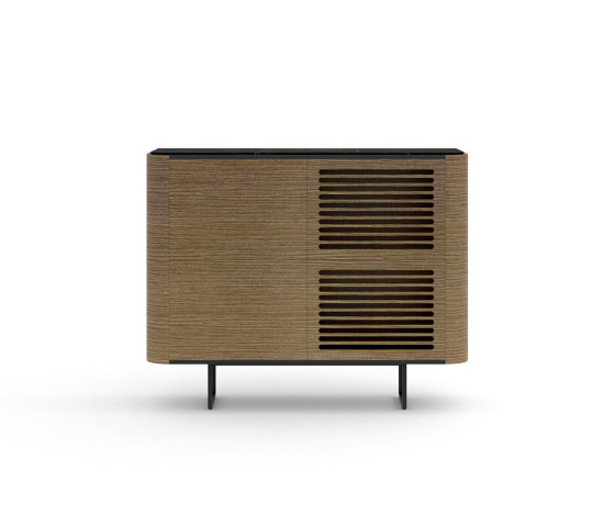 Adara Console (stacked modules) with grooved doors | Consolle | Momocca