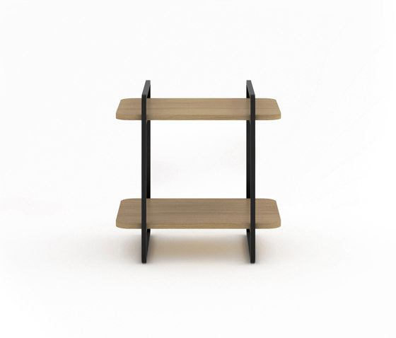 Adara bedside table with natural stone at the top | Comodini | Momocca
