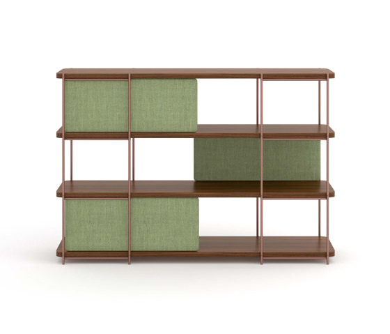 Julia walnut sideboard with uphostery doors | Regale | Momocca