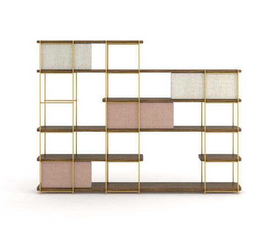 Julia Wooden sheving with metallic structure | Regale | Momocca