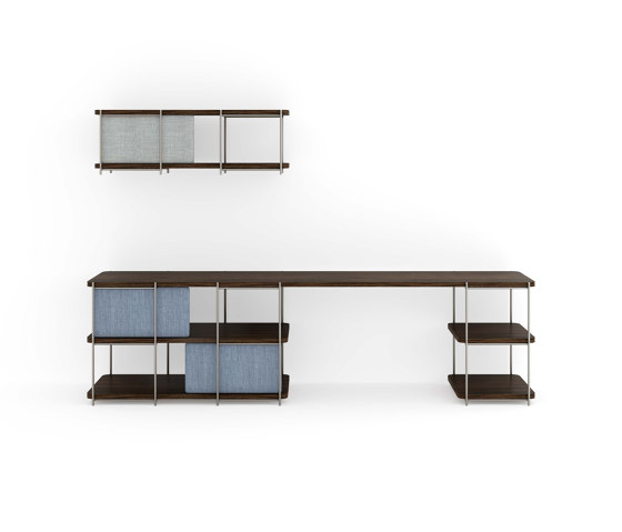 Julia Modular desk with hanging shelf | Shelving | Momocca