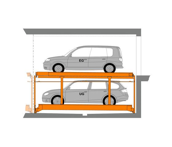 TrendVario 6100+ | Systèmes de parking semi-automatiques | KLAUS Multiparking