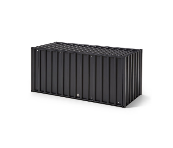 DS | Container - with lock, black grey RAL 7021 | Credenze | Magazin®