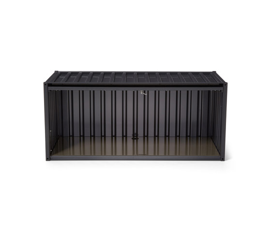 DS | Container - with lock, black grey RAL 7021 | Sideboards | Magazin®