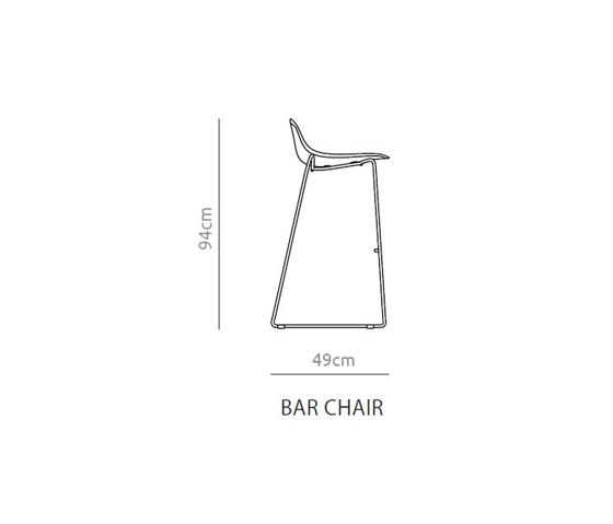 Curve | Curve Bar Chair | Taburetes de bar | Conceptual