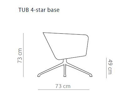 Tub | Tub 4-Star Base | Fauteuils | Conceptual