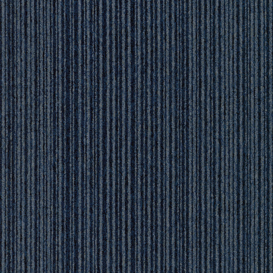 Carpet Foundry - Acoustic Option | Midnight & Cornflower Stripe | Carpet tiles | Amtico
