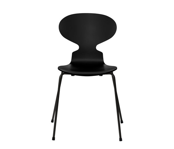 Ant™ | Chair | 3101 | Black lacquered | Black base | Sillas | Fritz Hansen
