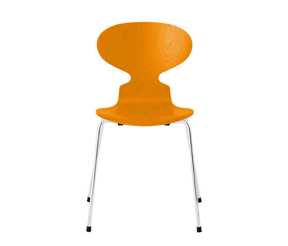 Ant™ | Chair | 3101 | Burnt Yellow coloured ash | Chrome base | Stühle | Fritz Hansen