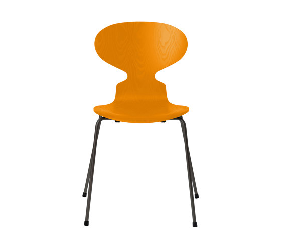 Ant™ | Chair | 3101 | Burnt Yellow coloured ash | Warm graphite base | Sillas | Fritz Hansen