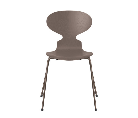 Ant™ | Chair | 3101 | Deep clay coloured ash | Brown bronze base | Sedie | Fritz Hansen