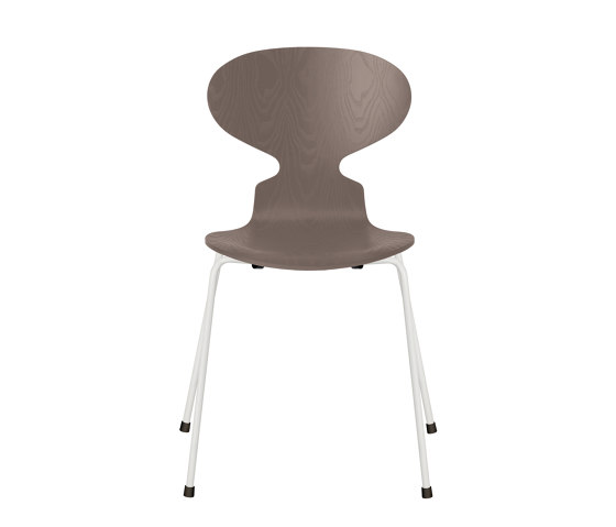Ant™ | Chair | 3101 | Deep clay coloured ash | White base | Chaises | Fritz Hansen