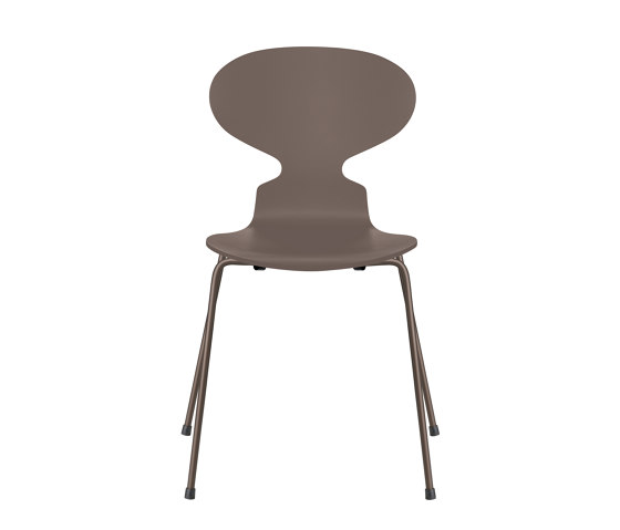 Ant™ | Chair | 3101 | Deep clay lacquered  | Brown bronze base | Sedie | Fritz Hansen