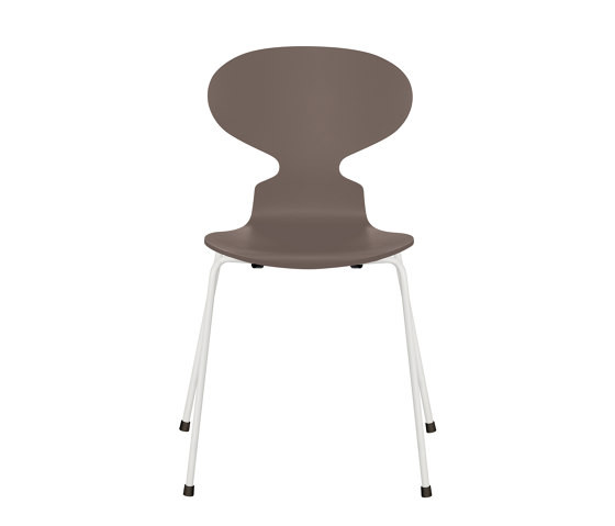 Ant™ | Chair | 3101 | Deep clay lacquered | White base | Sedie | Fritz Hansen