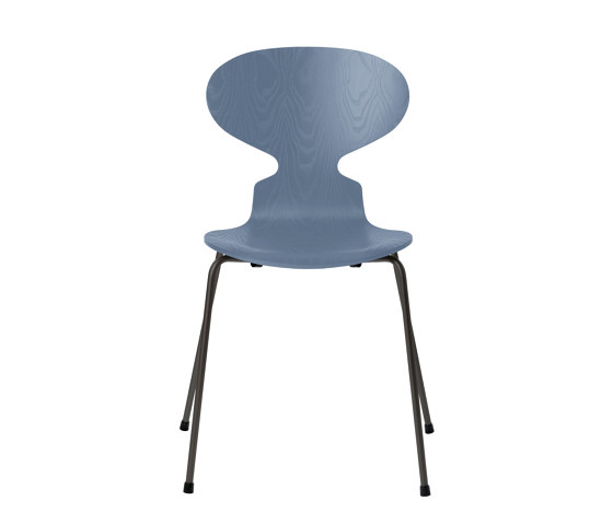 Ant™ | Chair | 3101 | Dusk blue coloured ash | Warm graphite base | Chairs | Fritz Hansen