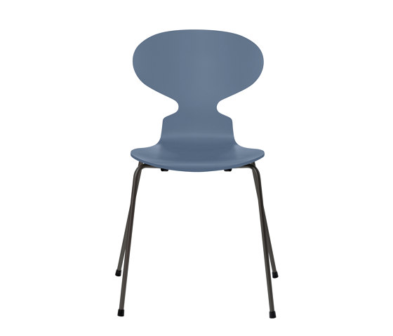 Ant™ | Chair | 3101 | Dusk blue lacquered | Warm graphite base | Stühle | Fritz Hansen
