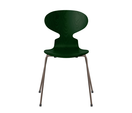 Ant™ | Chair | 3101 | Evergreen  coloured ash | Brown bronze base | Sillas | Fritz Hansen