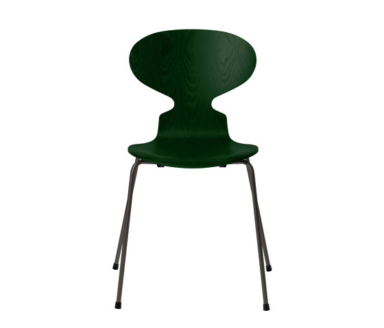 Ant™ | Chair | 3101 | Evergreen  coloured ash | Warm graphite base | Sedie | Fritz Hansen