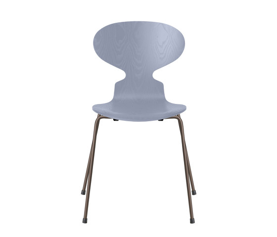 Ant™ | Chair | 3101 | Lavender blue coloured ash | Brown bronze base | Stühle | Fritz Hansen