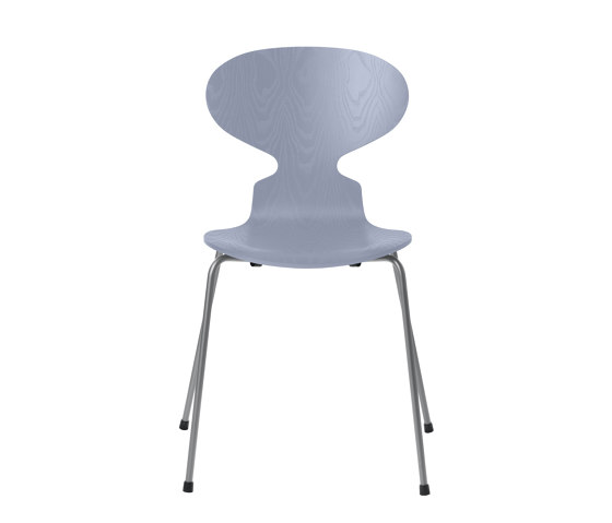 Ant™ | Chair | 3101 | Lavender blue coloured ash | Silver grey base | Stühle | Fritz Hansen