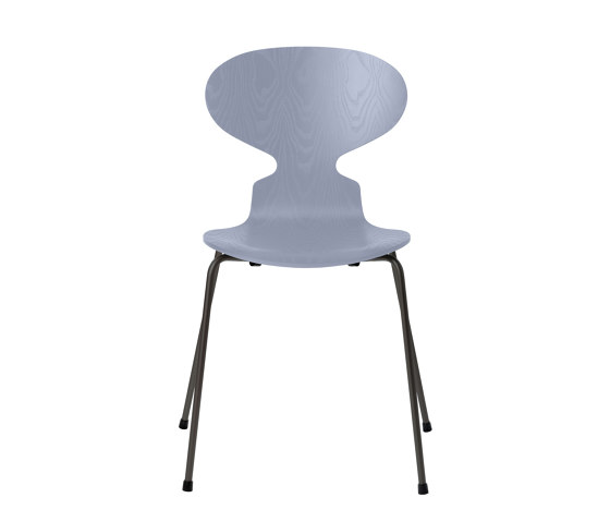 Ant™ | Chair | 3101 | Lavender blue coloured ash | Warm graphite base | Chaises | Fritz Hansen