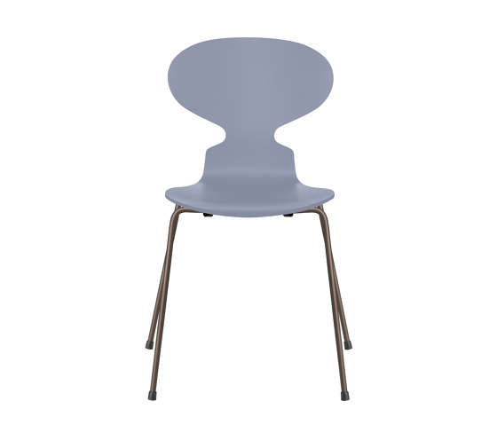 Ant™ | Chair | 3101 | Lavender blue lacquered  | Brown bronze base | Chairs | Fritz Hansen
