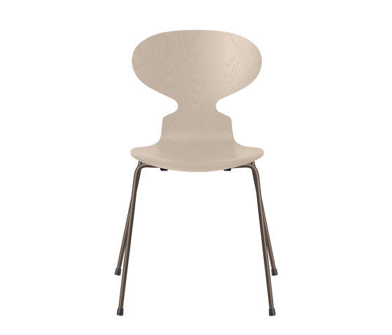 Ant™ | Chair | 3101 | Light beige coloured ash | Brown bronze base | Chairs | Fritz Hansen