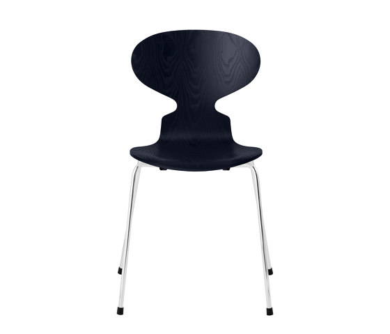 Ant™ | Chair | 3101 | Midnight blue coloured ash | Chrome base | Sedie | Fritz Hansen
