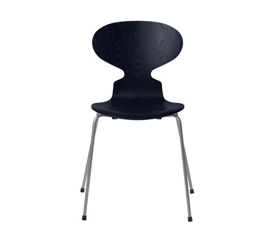 Ant™ | Chair | 3101 | Midnight blue coloured ash | Silver grey base | Stühle | Fritz Hansen