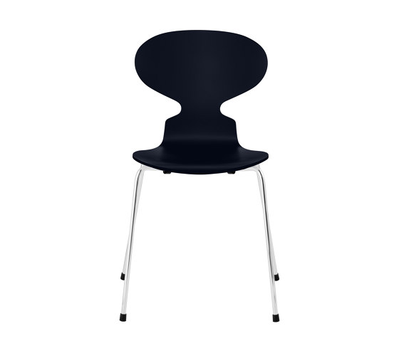 Ant™ | Chair | 3101 | Midnight blue lacquered  | Chrome base | Sillas | Fritz Hansen