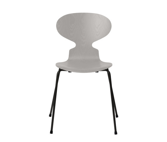 Ant™ | Chair | 3101 | Nine grey coloured ash | Black base | Stühle | Fritz Hansen