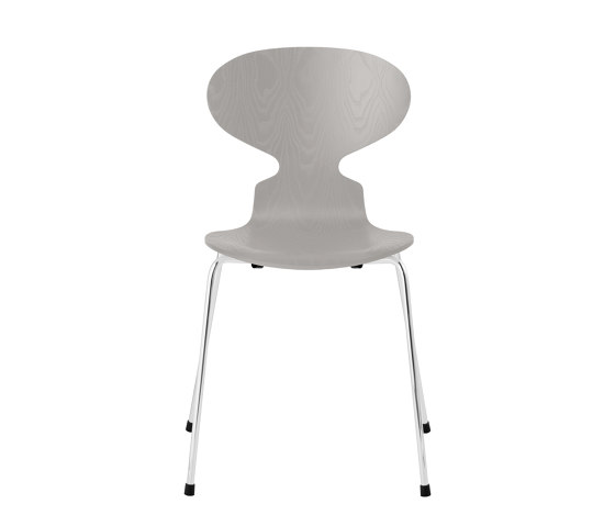 Ant™ | Chair | 3101 | Nine grey coloured ash | Chrome base | Sedie | Fritz Hansen