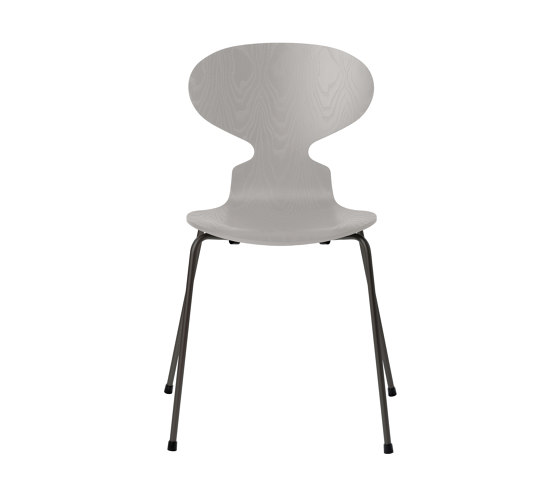 Ant™ | Chair | 3101 | Nine grey coloured ash | Warm graphite base | Sedie | Fritz Hansen
