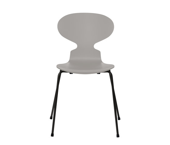 Ant™ | Chair | 3101 | Nine grey lacquered | Black base | Sillas | Fritz Hansen