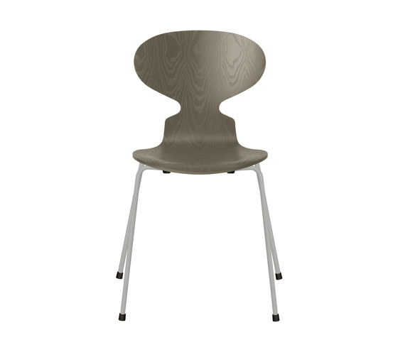 Ant™ | Chair | 3101 | Olive green coloured ash | Nine grey base | Sedie | Fritz Hansen