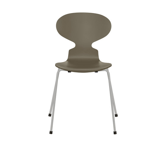 Ant™ | Chair | 3101 | Olive green lacquered | Nine grey base | Sillas | Fritz Hansen