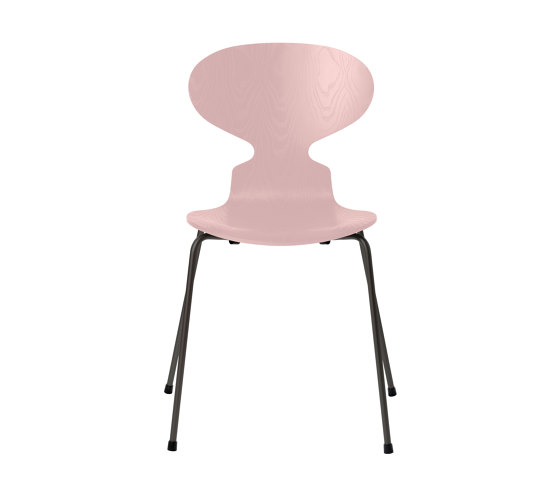 Ant™ | Chair | 3101 | Pale rose coloured ash | Warm graphite base | Sillas | Fritz Hansen