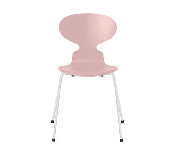 Ant™ | Chair | 3101 | Pale rose coloured ash | White base | Sillas | Fritz Hansen