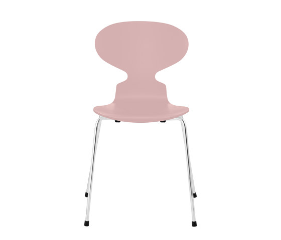 Ant™ | Chair | 3101 | Pale rose lacquered  | Chrome base | Chaises | Fritz Hansen