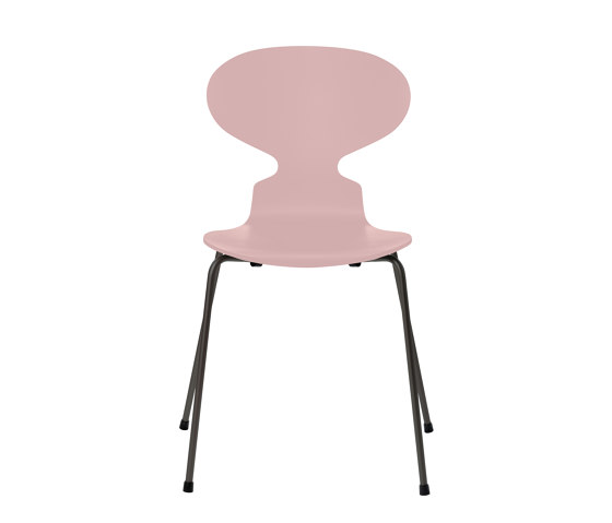 Ant™ | Chair | 3101 | Pale rose lacquered | Warm graphite base | Stühle | Fritz Hansen