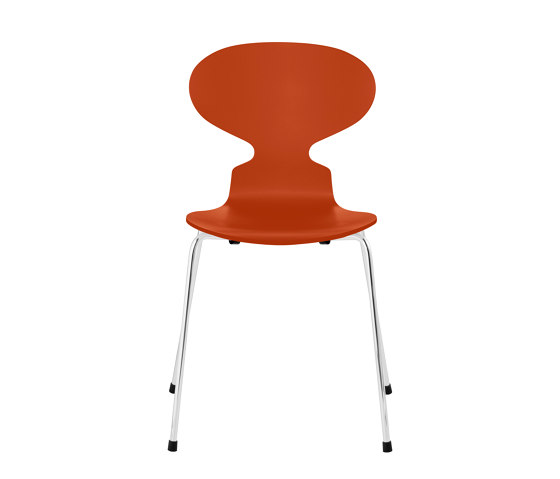 Ant™ | Chair | 3101 | Paradise orange lacquered  | Chrome base | Sillas | Fritz Hansen