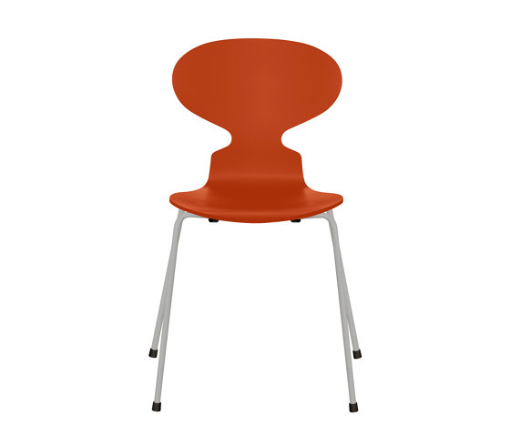 Ant™ | Chair | 3101 | Paradise orange lacquered | Nine grey base | Sillas | Fritz Hansen