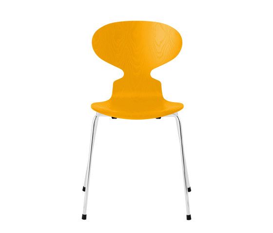 Ant™ | Chair | 3101 | True yellow coloured ash | Chrome base | Chairs | Fritz Hansen